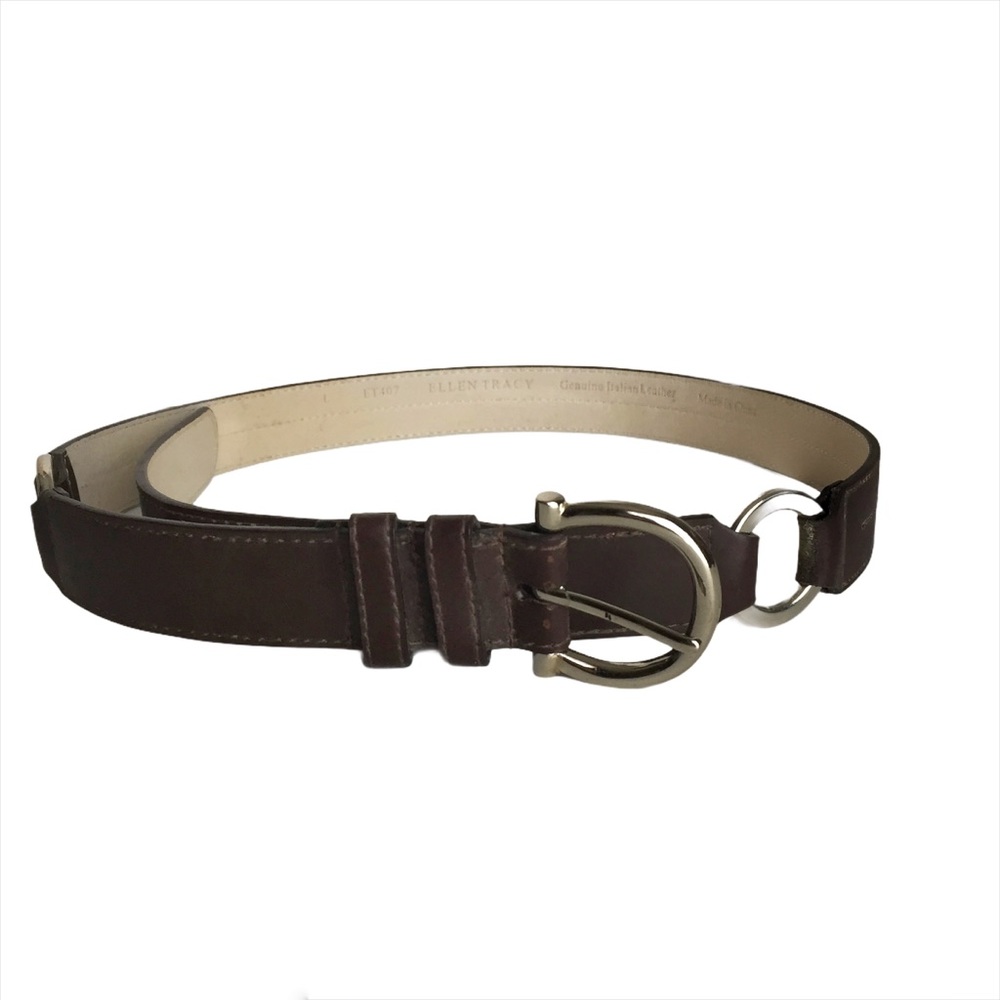 ELLEN TRACY Genuine Italian Leather Belt